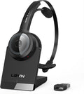Wireless Bluetooth Headset with Microphone, Noise Cancelling, 35Hrs Bluetooth 5.0 Headphones with USB for PC V56015