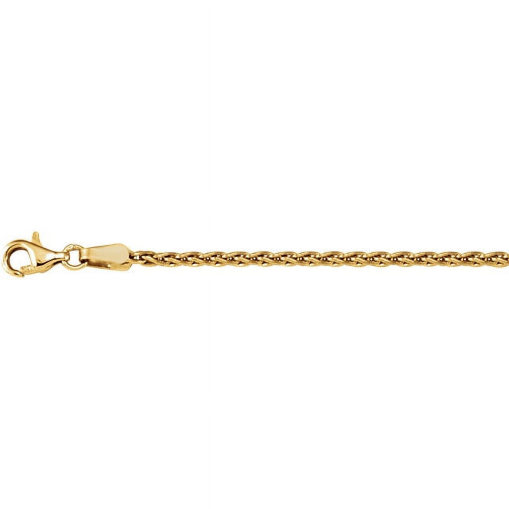 18K Yellow Gold 1.9mm Wheat 18" Chain D49427