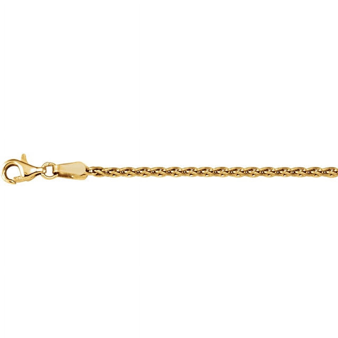 18K Yellow Gold 1.9mm Wheat 18" Chain D49427
