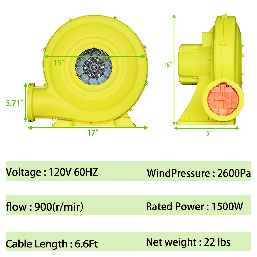 1500W Commercial Air Blower P355380