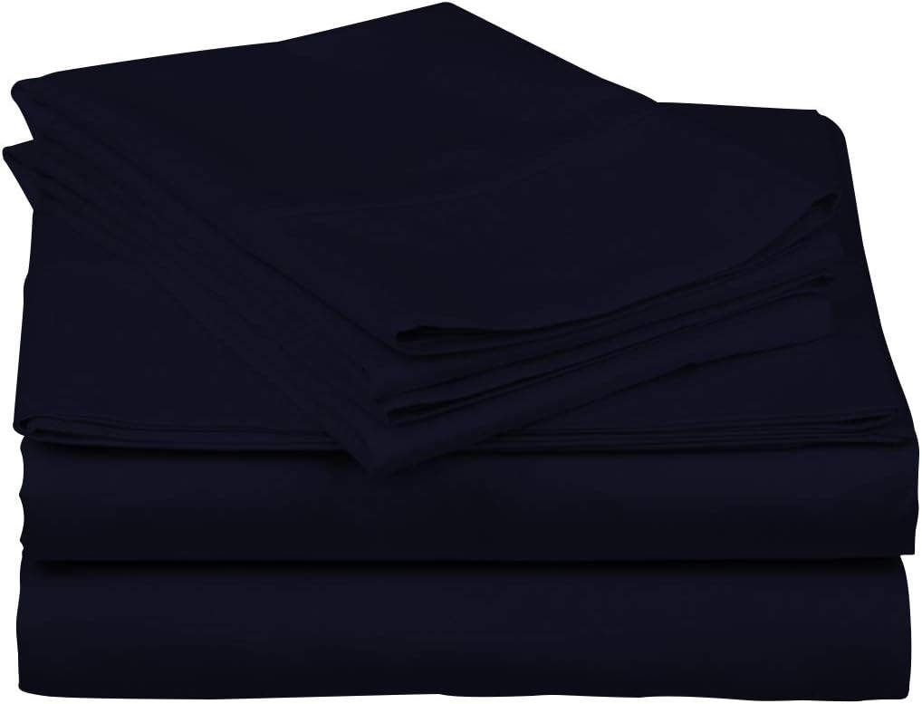 Blush 100% Egyptian Cotton Sateen Sheet Set, California King, 4Pc I26662