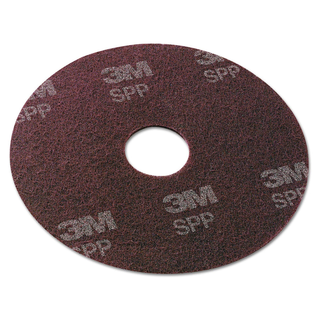 Maroon Surface Preparation Pad 19 Inches 10/Carton E427694