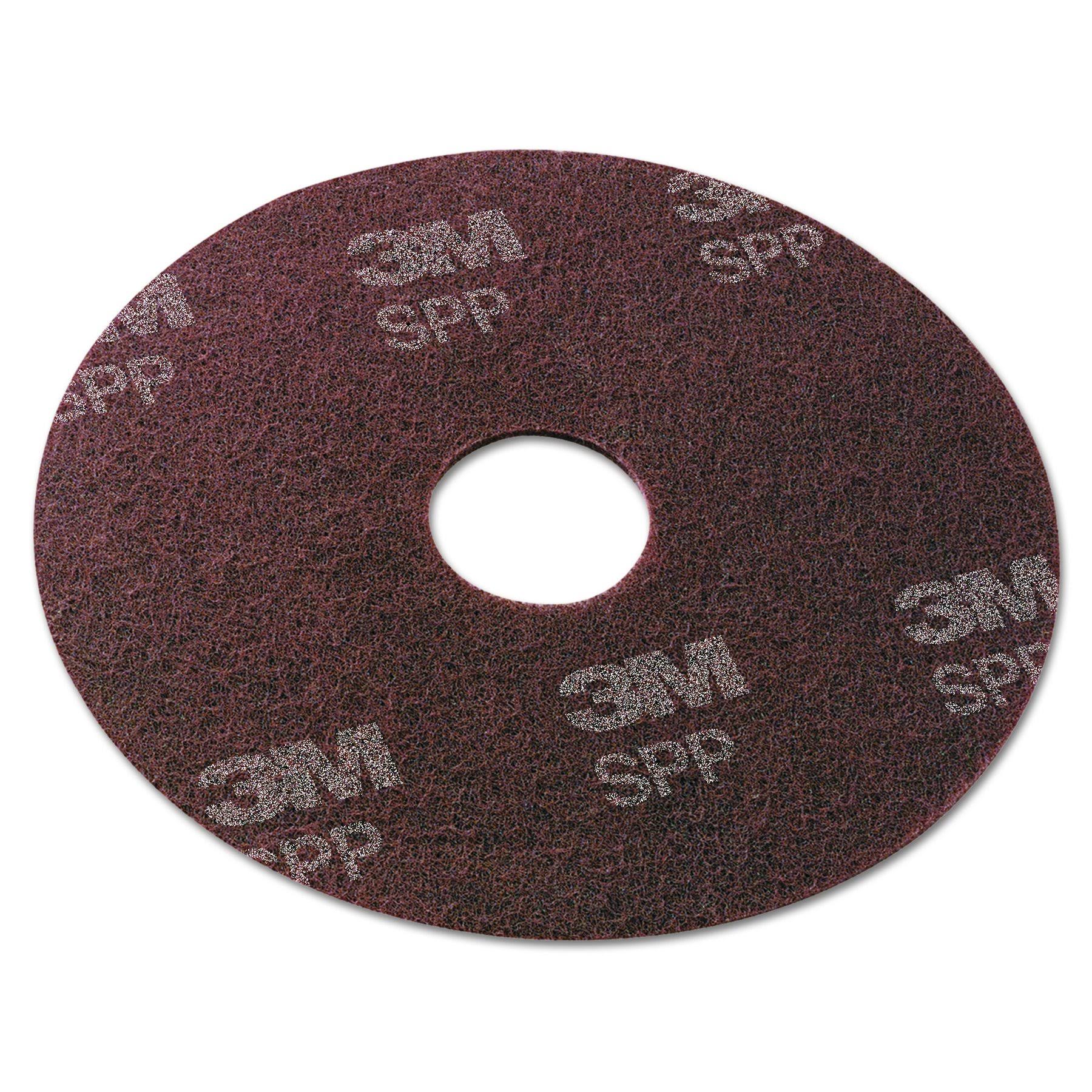 Maroon Surface Preparation Pad 19 Inches 10/Carton E427694