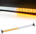 120 LED Red Blue Interior Windshield Strobe Light Bar Pack of 2 B258416