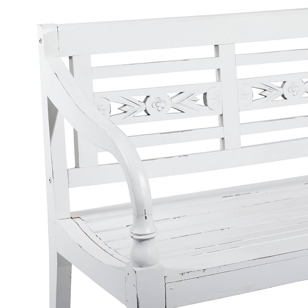 Wood White Bench R386