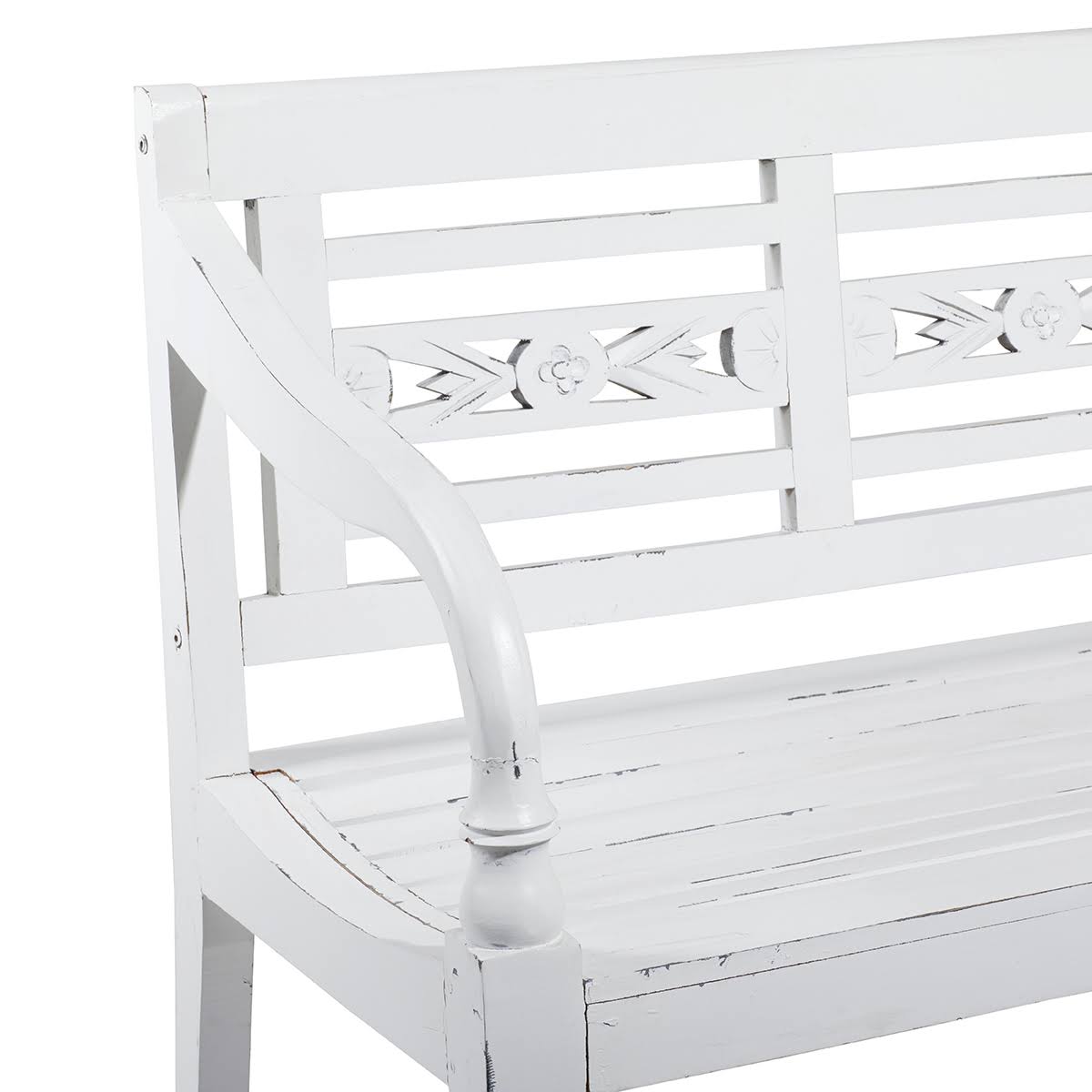 Wood White Bench R386