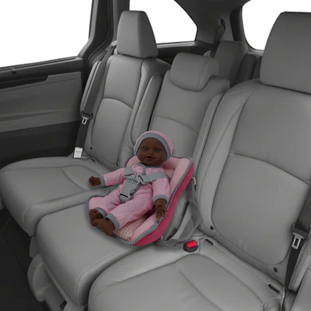 African American Doll Travel Playset with 12 inch Soft Body Doll F4841