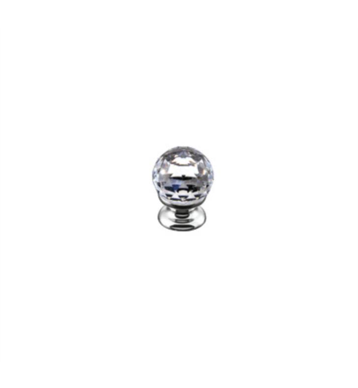 Crystal 1 3/16x22 Pull Knob - Tuscan Brass S521