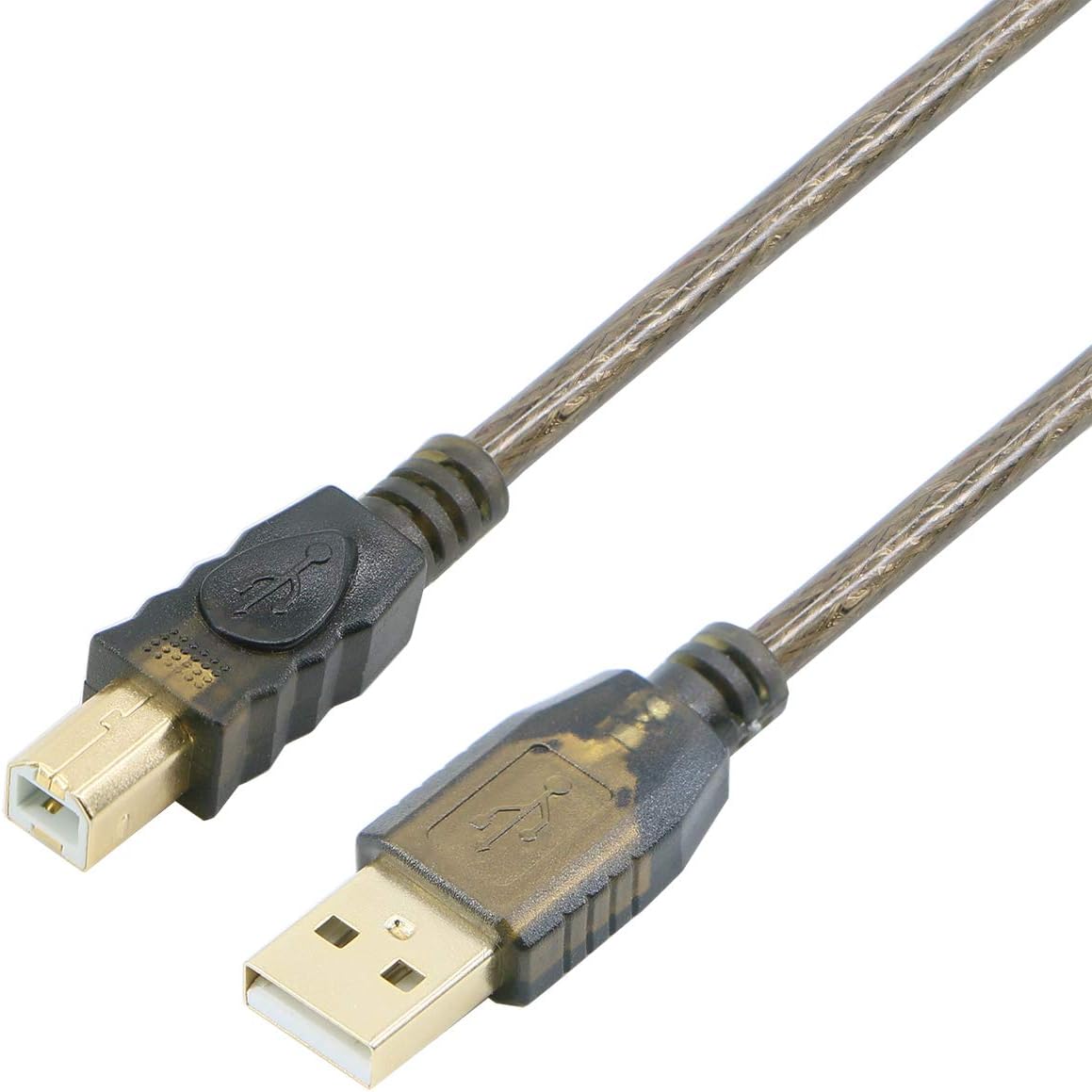 USB 2.0 Cable A Male to B Male (100 Feet) Pack of 2 X42890
