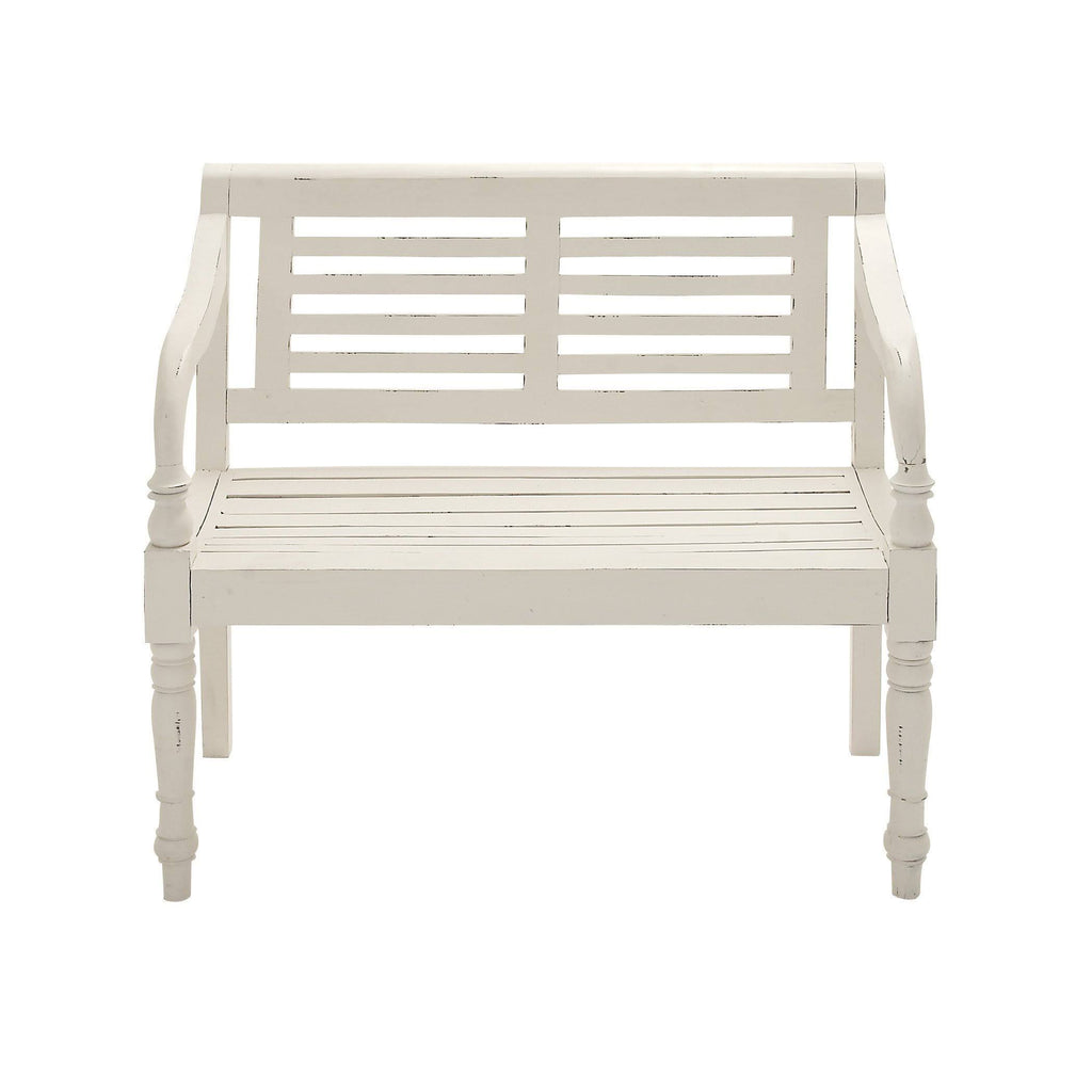 Wood White Bench R386