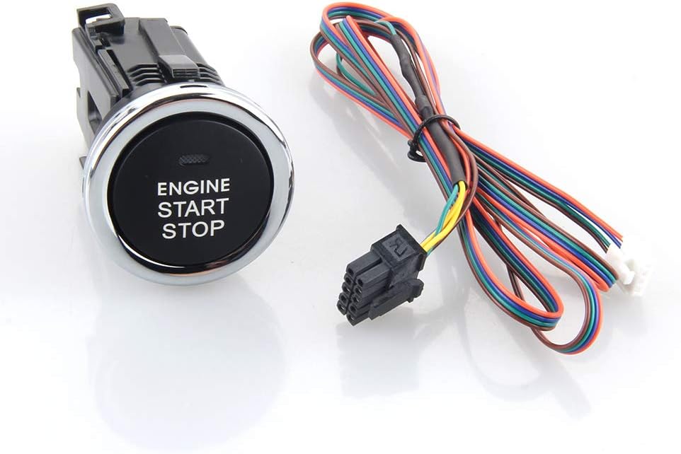 Rolling Code Car Alarm System with Passive Keyless Entry Push Start Stop Button O325556
