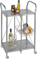 3 Tier Rolling Metal Cart E352