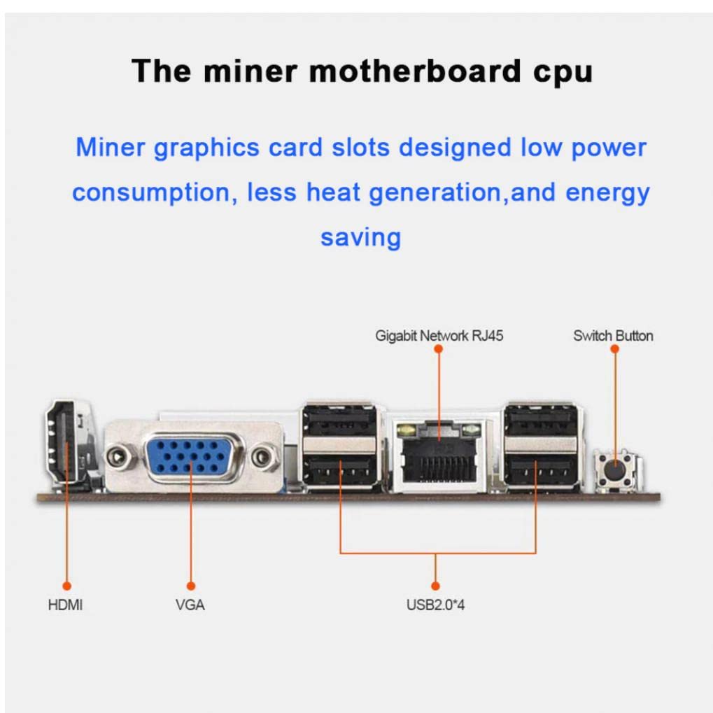 Mining Motherboard with 8 Video Card Slots Q4431