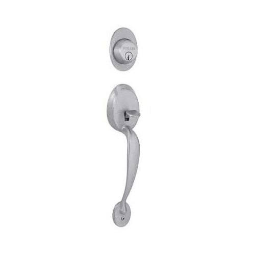 Lifetime Brass Finish Dummy Exterior Handleset J6297