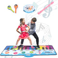 Floor Piano Mat – 24 Keys, 8 Inbuilt Sounds, with 2 Maracas, Tambourine, and Flute S10342