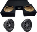 Toyota Tundra 07-12 Double Cab Truck Dual 10 Subwoofer Sub Box Enclosure 600 Watts Peak N74369