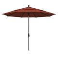 11 ft. Aluminum Patio Umbrella Terracotta B72448