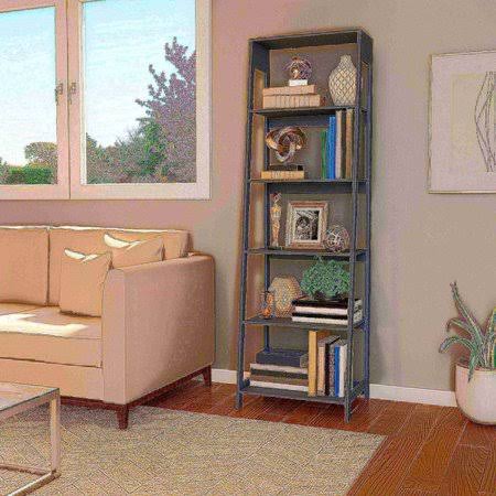 Gray 5-Tiered Bookcase K457344