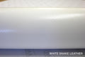 White Snake Skin Leather Vinyl Wrap Roll 3ft x 5ft Pack of 2 L119