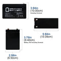 12 Volt 9 Ah SLA Battery Pack of 10 I26773
