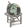 3 in. Gemstone Globe with Antique Silver Stand I975546