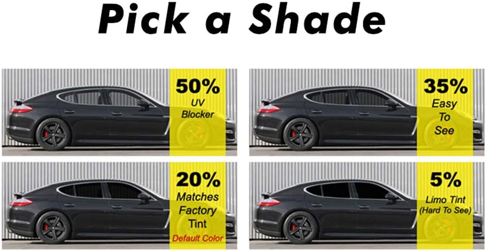 Car Window Tinting Kit Precut Tint Front Side Windows S18421