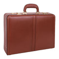 Brown Leather Expandable Attache Case G805491