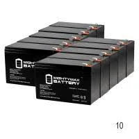 12 Volt 9 Ah SLA Battery Pack of 10 I26773