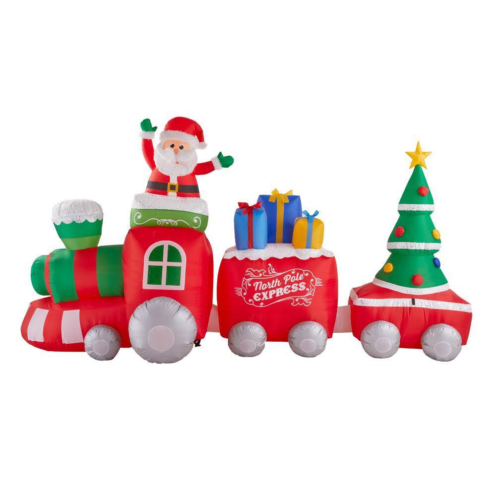 11.5 ft Giant Airblown Inflatable Train Scene C192