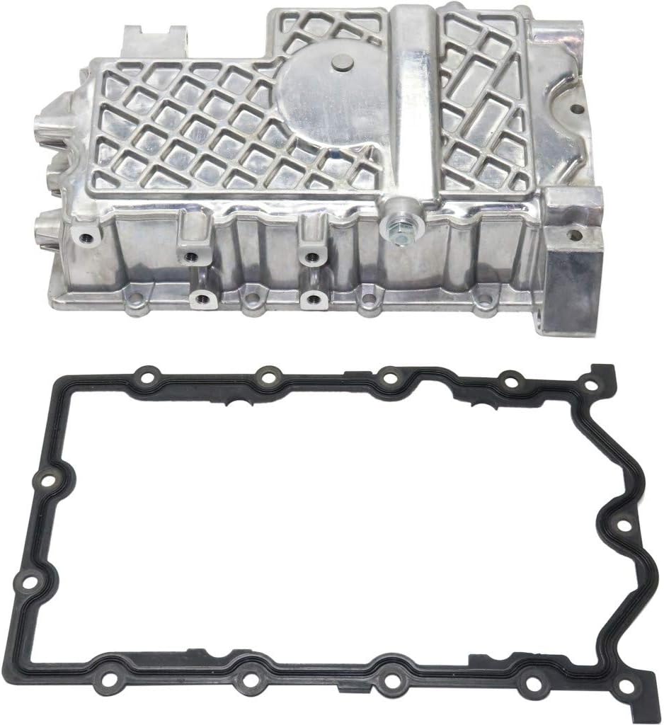 Aluminum Oil Pan with Gasket and Drain Plug D497