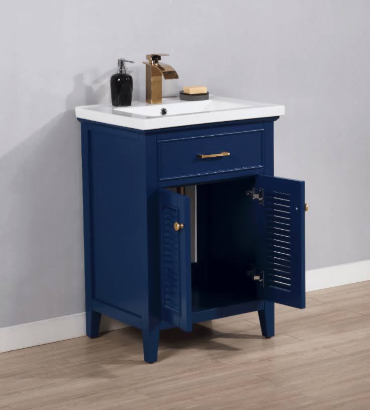 Gray Single Sink Vanity Q411954