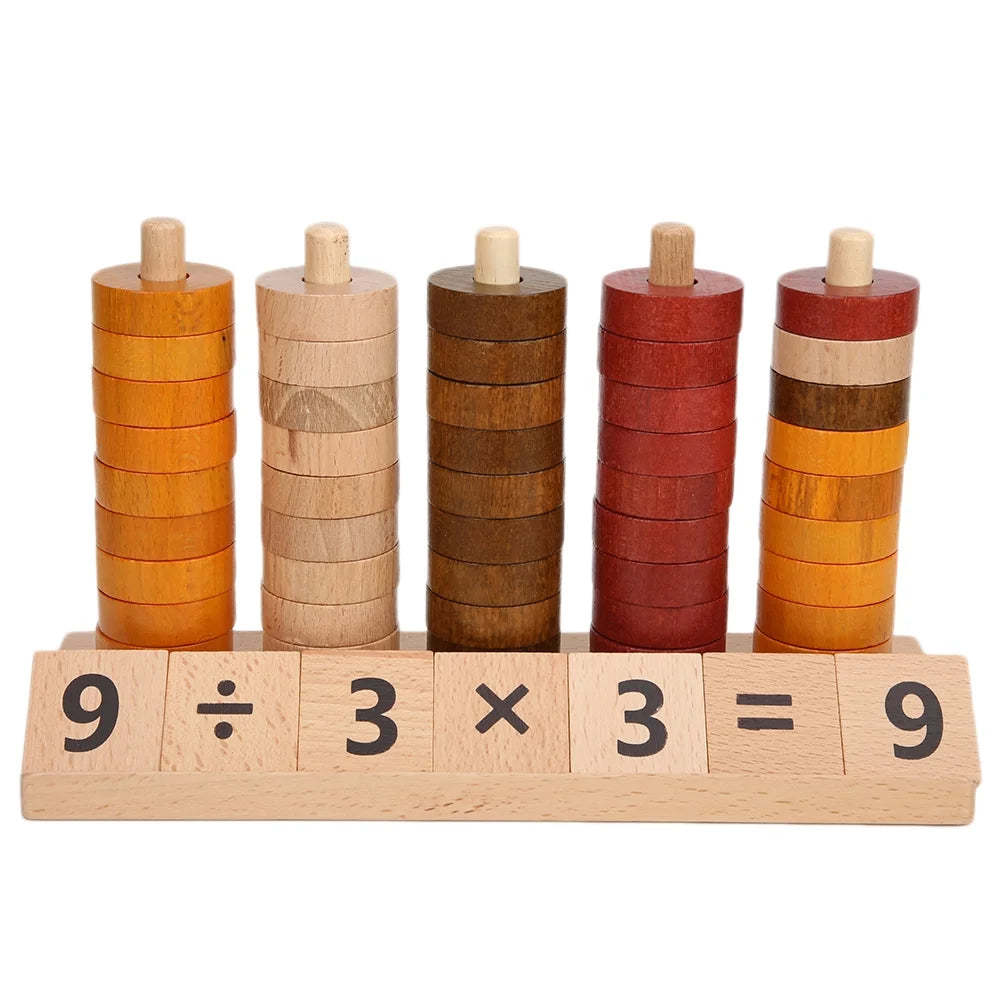 Wooden Number Counting Maths Toy N3121
