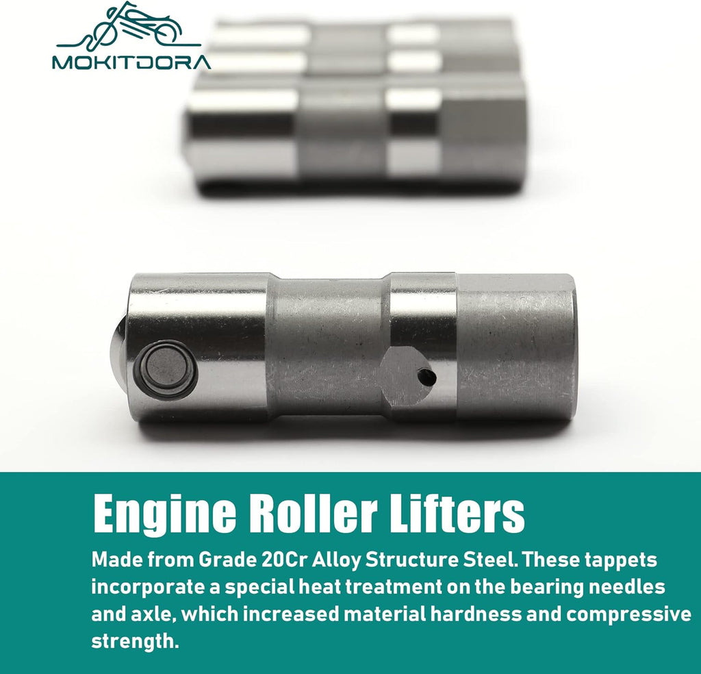 Set of 4 Hydraulic Roller Lifters for Big Twin 1999-2016 V95233