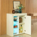 White 1 Door Accent Cabinet Q8798