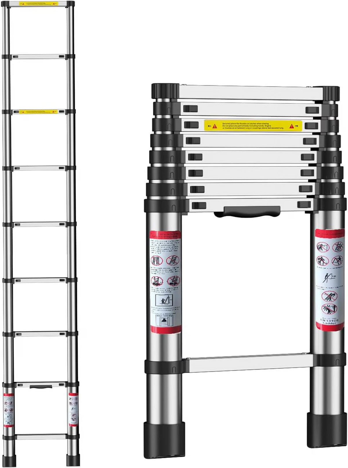 8.5 Ft Compact Aluminum Telescoping Ladder U21637