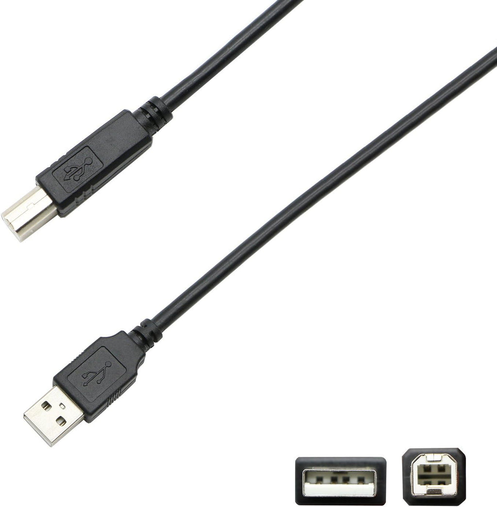 USB 2.0 Cable A Male to B Male (100 Feet) Pack of 2 X42890