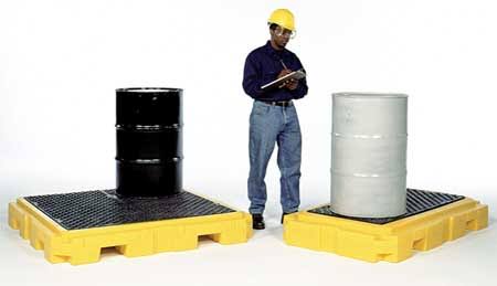 Spill Pallet Ramp, Black, 700 lb. K94408