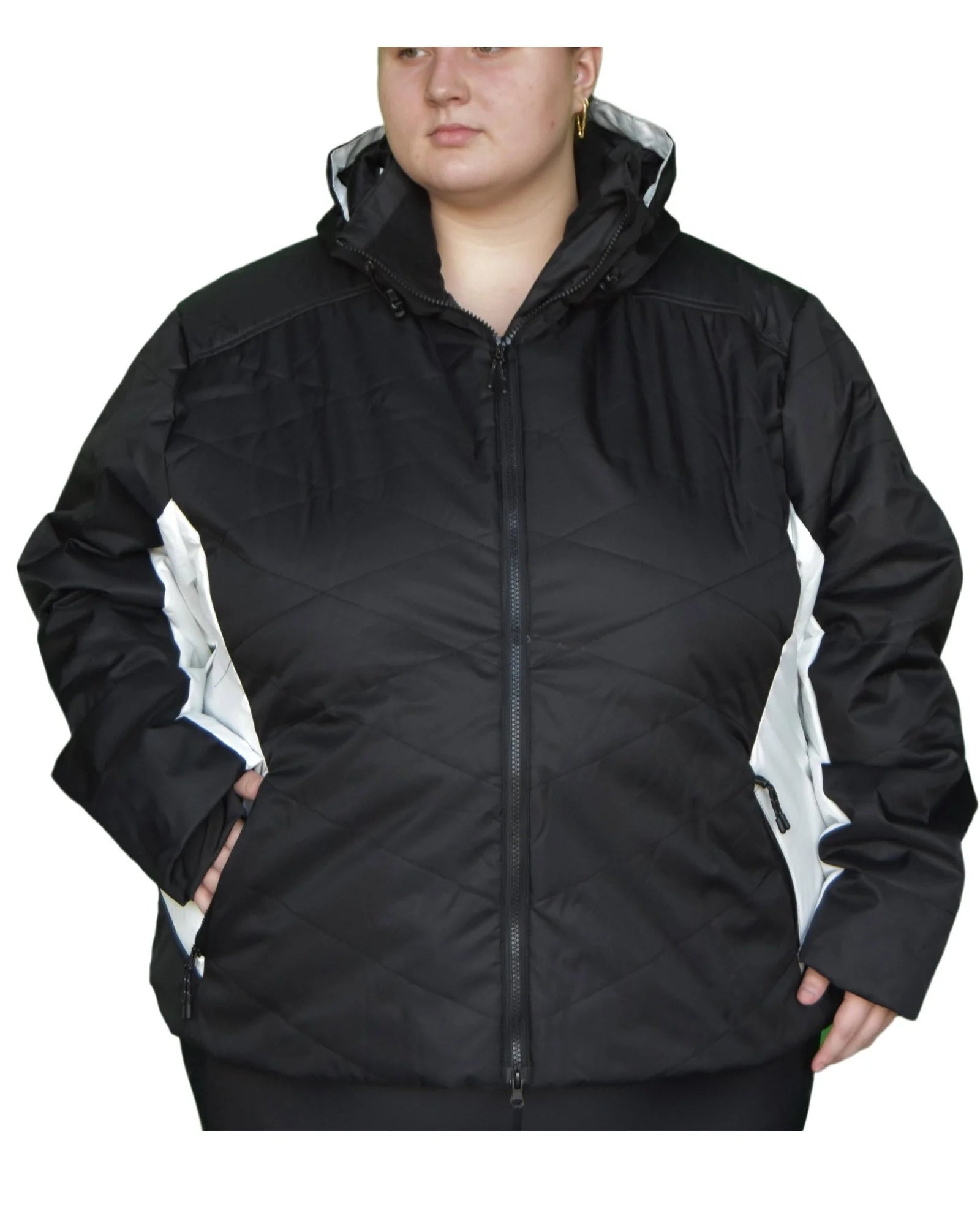Plus Size Ski Jacket Coat D697183