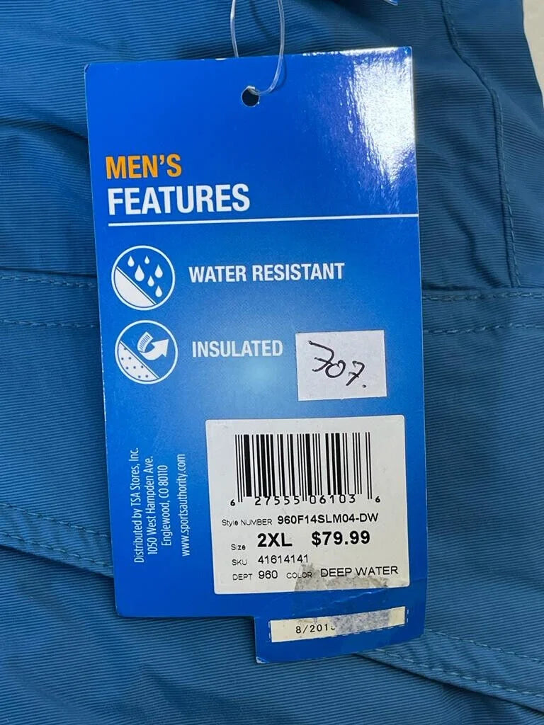 Black Insulated Side-Zip Snow Cargo Pant M31245
