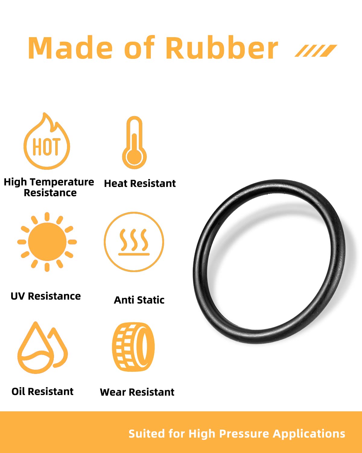 Nitrile 90 Rubber O Ring Assortment Kit M420
