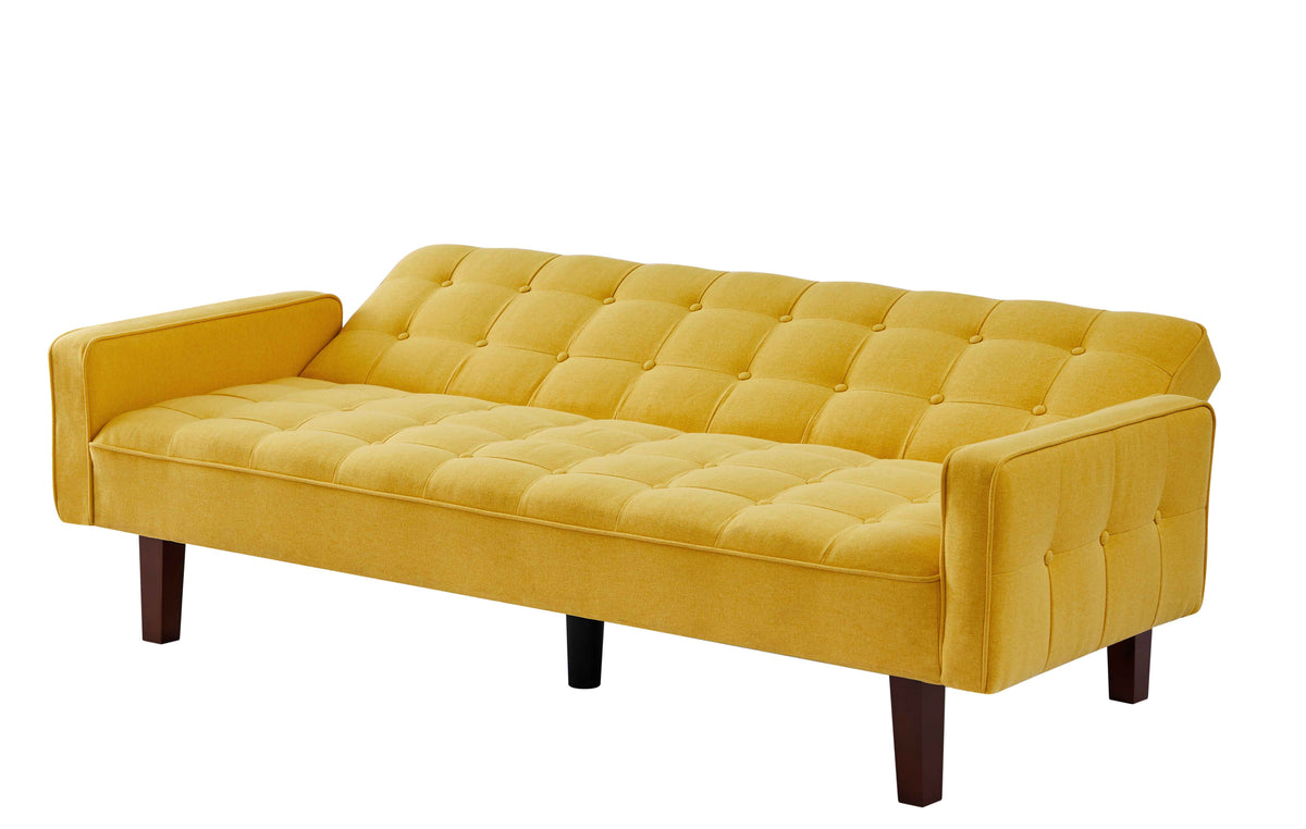 Futon Sofa Bed with Wood Legs P905714