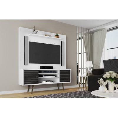 White/Black Floating Entertainment Center H567