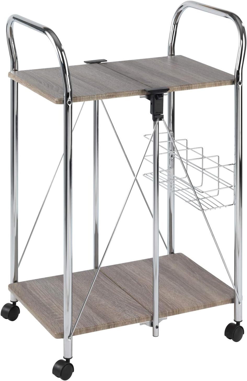 3 Tier Rolling Metal Cart E352
