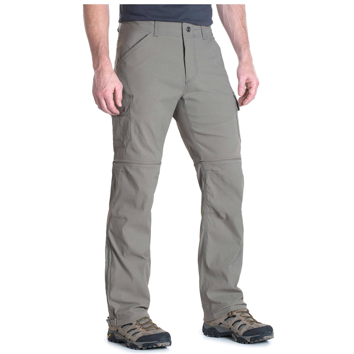Khaki Men's Convertible Cargo Pants J304563