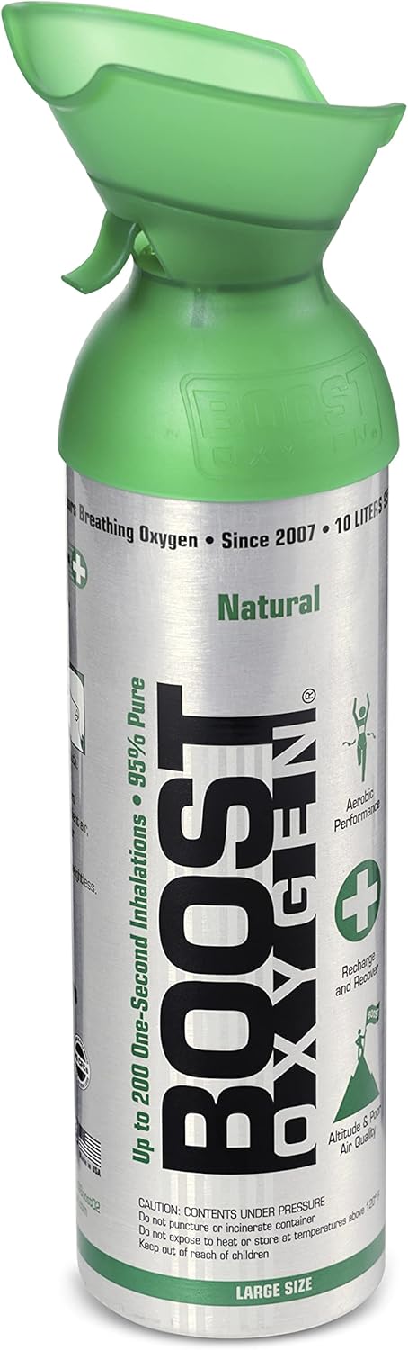 4 Pack Large 10L Natural Portable Pure Oxygen Canister L598656