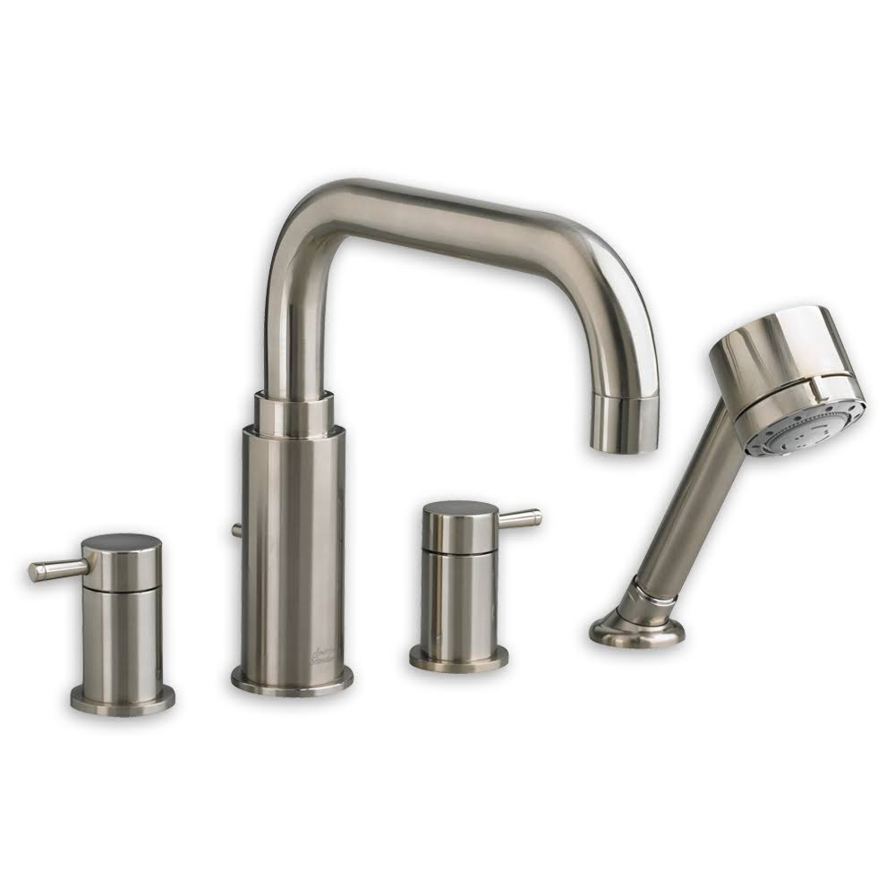 Polished Chrome Deck Mount Tub Filler with Personal Shower J69826