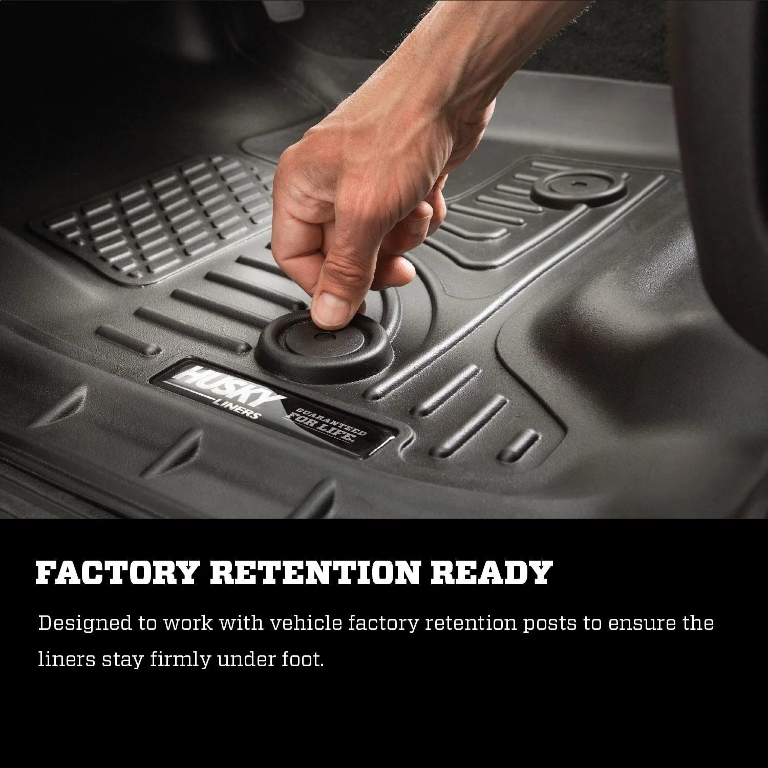 Black Front & 2nd Seat Floor Liners D4273