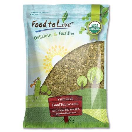 Organic Sprouted Pumpkin Seeds, 16 Pounds, No Shell, Unsalted, Raw Kernels T3607