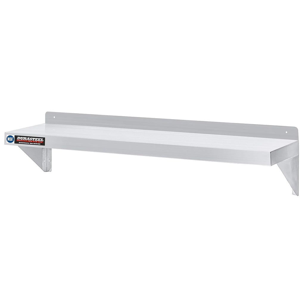 Stainless Steel Wall Mount Shelf 48" Wide x 14" Deep V6350