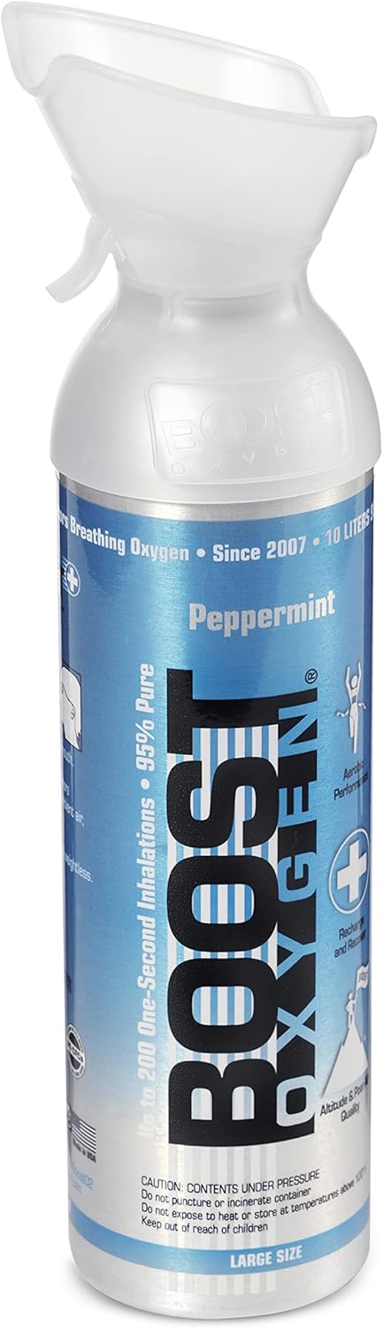 4 Pack Large 10L Natural Portable Pure Oxygen Canister L598656